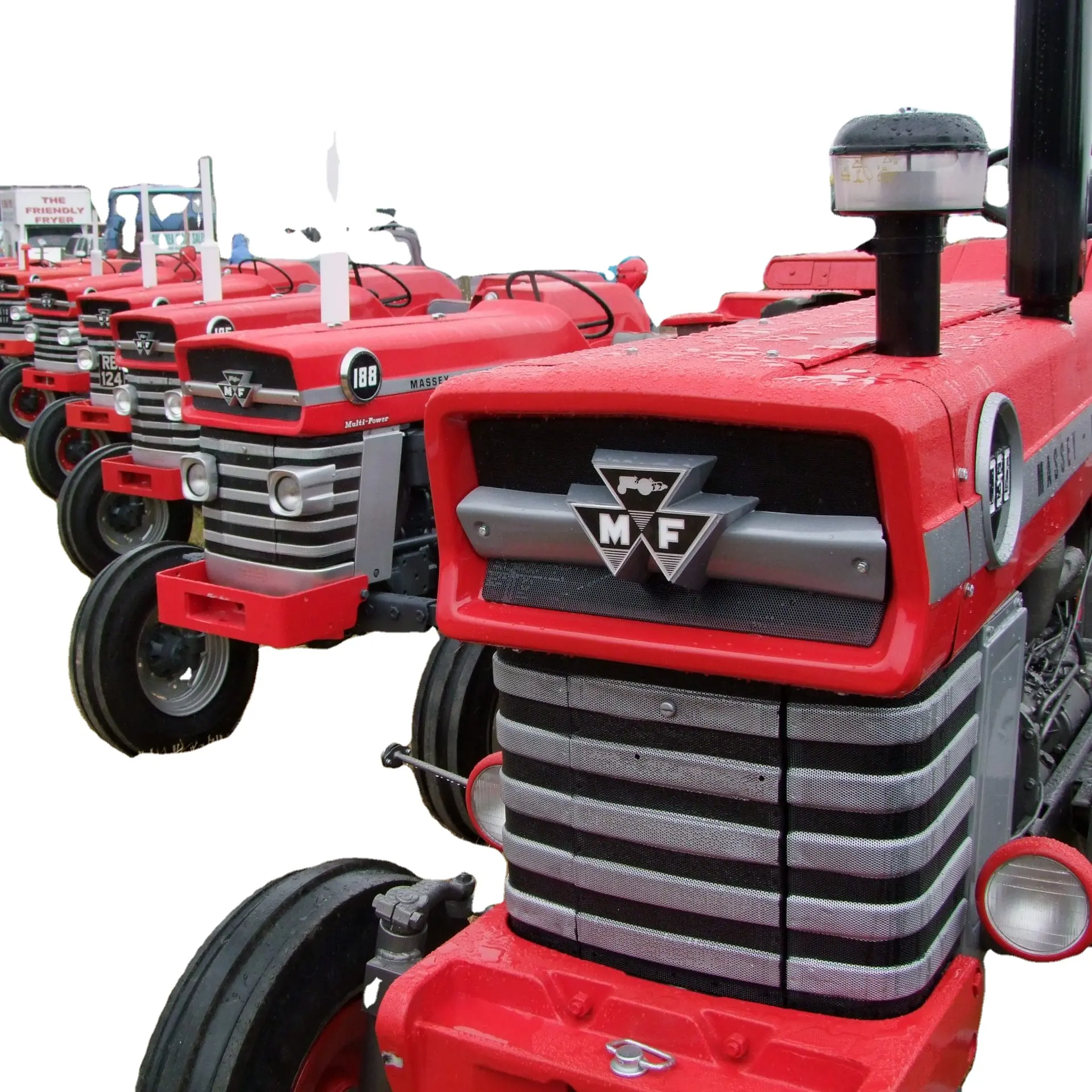 Macchine agricole vendita calda prezzo diretto di fabbrica 540HP trattore agricolo a quattro ruote Massey ferguson/trattori massey