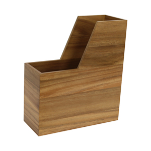 Bruin Hout Desktop Organizer Voor Thuiskantoor Voor Het Archiveren Van Brieven Boeken & Tijdschriften Mailopslag & Woonkamer Gebruik - Product Image 6