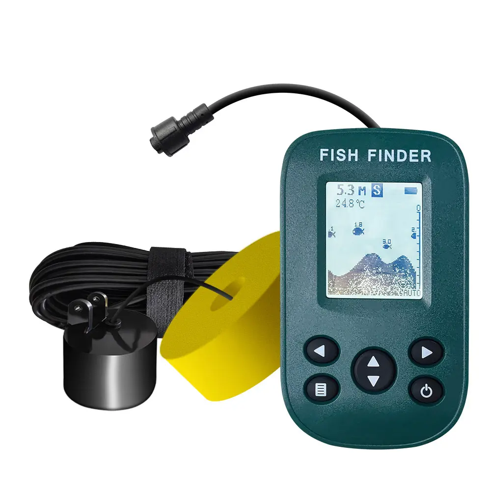 Açık spor için kablosuz taşınabilir fishfinder dönüştürücü sıcak satış balık bulucu sonar