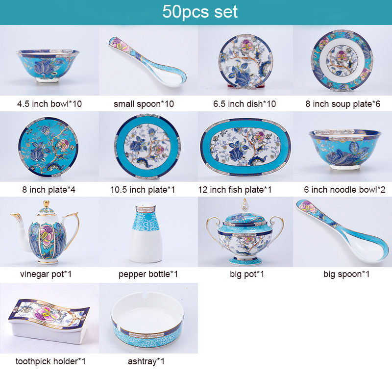 blue-50pcs set