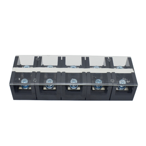 High Current Pure Copper TC <strong>Terminal</strong> <strong>Block</strong> <strong>Fixed</strong> Plastic with Ceramic Material for Electrical Power Distribution Plug-in <strong>Type</strong> - Product Image 1