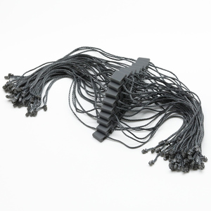 Etiqueta colgante de ropa personalizada de Estilo Universal barata al por mayor Etiqueta de sello de plástico Cadena de bloqueo de plástico en stock - Product Image 1