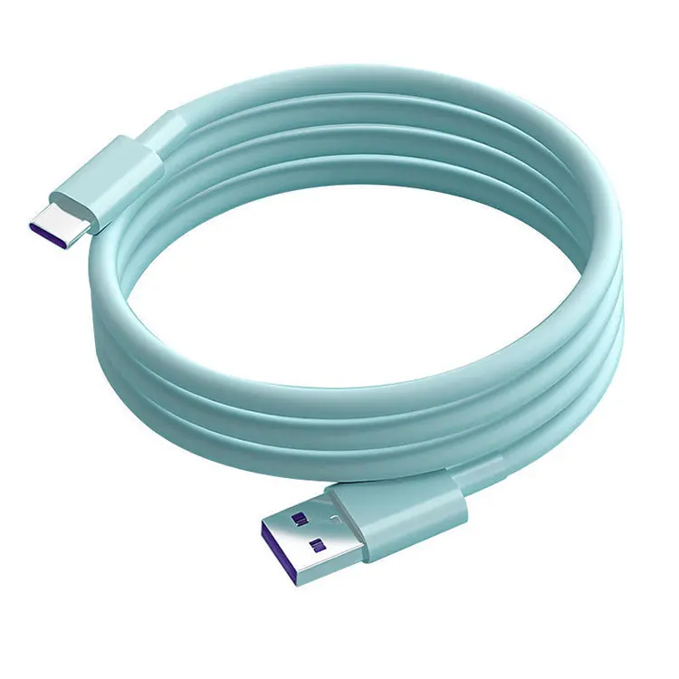 Wholesale Friendly Flameproof Easy Cleaning Liquid Silicone Type C Fast Charging USB Data Cable