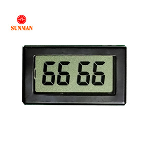 Materiale nuovo processo può essere personalizzato monocromatico 4 cifre 7 segmento tn connettore in gomma di silicone display lcd per pannello di controllo - Product Image 3