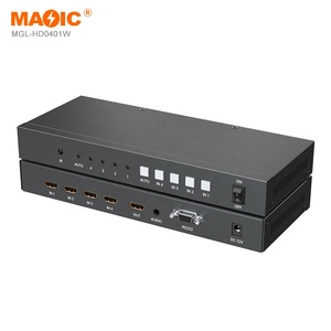 4K 30Hz 4x1 Conmutador HDMI 18Gbps 4 puertos HDMI Video interruptor continuo 4 en 1 salida para pantalla de TV