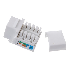高质量6类梯形插孔以太网rj45连接器rj45通过连接器6类5e rj45耦合器