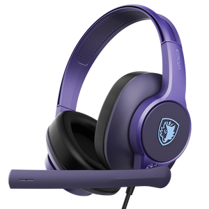 SADES Upower Headset Gaming, Headset Gaming ringan dapat disesuaikan, kabel nyaman digunakan diperpanjang dengan mikrofon - Product Image 2