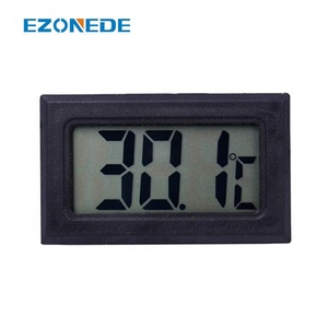Digital LCD Thermometer <strong>Temperature</strong> Monitor with <strong>External</strong> Probe for Fridge Freezer Refrigerator Aquarium Black - Product Image 3