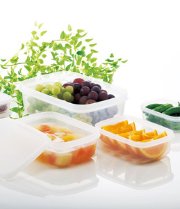 冷蔵库と食事の準備のためのふた付き積み重ね可能なネスティングプラスチック食品保存容器セット様々なサイズを使用 - Product Image 3