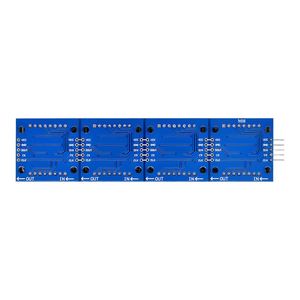 MAX7219ドットマトリックスモジュールマイクロコントローラー4インワンディスプレイ付き5Pラインレッドグリーンブルー - Product Image 5