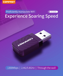 1300 Mbps 11ac 2.4G & 5GデュアルバンドWifiは、2つの作業モードでCF-812ACアダプターを送信および受信します - Product Image 2