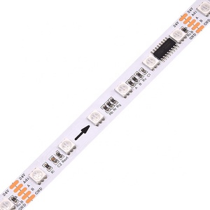 新产品Ip20 Ip65 Ip67 Ip68 60leds/m 10像素Dmx512 24v RGB智能灯发光二极管条 - Product Image 4