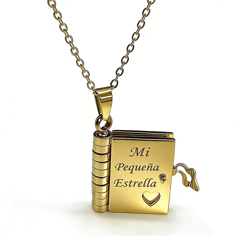 colorful 06-1 Golden Spanish Daughter Necklace