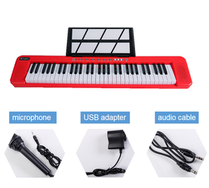 Tastiera elettronica pianoforte elettrico organo musicale con funzione di programmazione di apprendimento strumento di plastica - Product Image 5