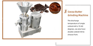 Máquina automática comercial para mezclar mantequilla en polvo y licor de cacao, máquina procesadora de granos de cacao - Product Image 4