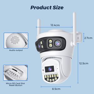 กล้องรางรถไฟที่มีมอเตอร์ NVR Ip68ตรวจจับถนนเพิ่มเติมท่อแสงสแตนเลส360ไม่มีขาดไม่ได้ในบ้านวิดีโอหมุน4 K - Product Image 6