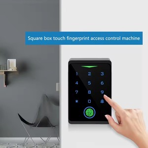 Sistema de Control de acceso inteligente Tuya IP66 para exteriores con timbre lector de tarjetas de huellas dactilares biométrico controlador de acceso WIFI - Product Image 2