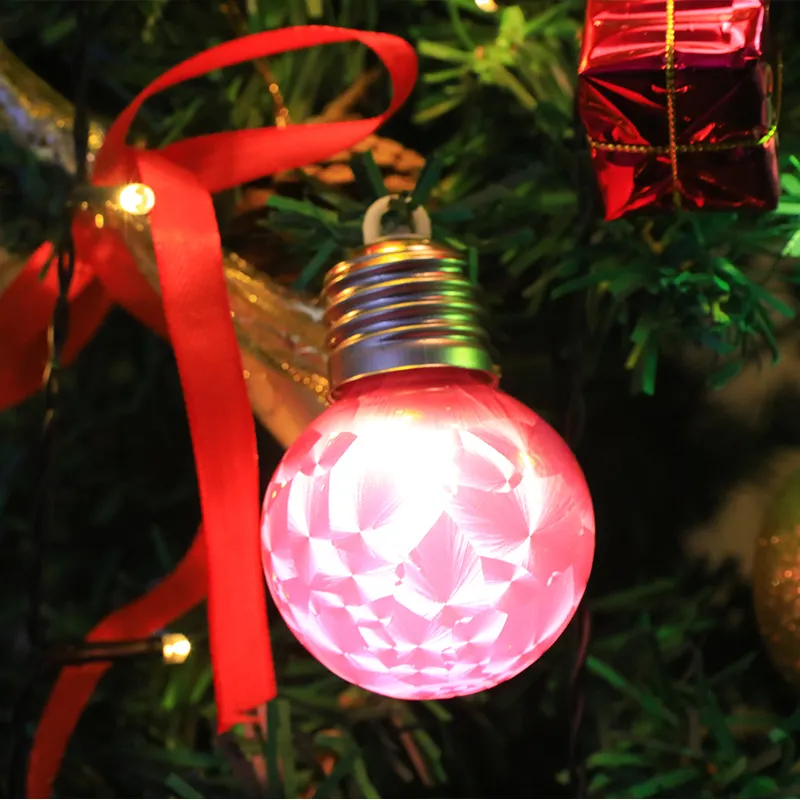 उच्च गुणवत्ता वाले एलईडी रंगीन बल्ब लैंप निर्माता का त्योहार वातावरण आपातकालीन क्रिसमस और हेलोवीन सजावटी बबल लैंप