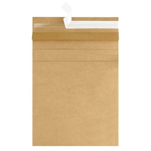 Alt blok genleşme postaları geri döndürülebilir özelliği ile 2 yönlü açık yeniden kullanılabilir Kraft kağıt posta çantaları - Product Image 3