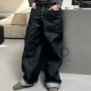 Maßgefertigte Herren 13 14 15OZ Designer Japanische Raw Selvedge Denim Jeans Hochwertige Vintage Übergrößen Celana Selvedge Hersteller - Product Image 2