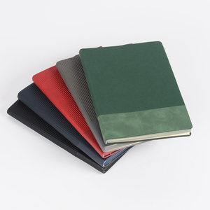 Venta caliente Simple A5 Estudio PU Cuaderno Rayas Tapa dura Diseño de aula Trabajo portátil Cuaderno de cubierta de cuero - Product Image 2