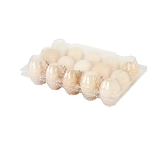 12 Plastik Eier Veranstalter Halter Paket Rack Kiste Tablett für Supermarkt Verkauf Kühlschrank
