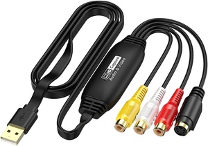 <strong>Video</strong> Capture Card <strong>USB</strong> 2.0 <strong>Video</strong> Capture Card Convert <strong>Analog</strong> <strong>to</strong> Digital VHS VCR TV DVD Hi8 <strong>to</strong> Digital Converter Adapter for Mac - Product Image 3