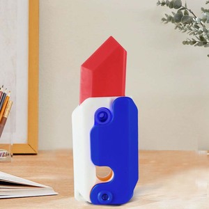 وصل حديثًا لعبة سكين تيكتوك فيدجيت سبينر فديش ثلاثي الأبعاد بالجاذبية لتخفيف الضغط عن القلق تتميز بممحاة قلم رصاص - Product Image 4