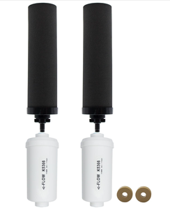 Replacement <strong>Filter</strong> Elements Set Activated Carbon PB-2 Black <strong>Filters</strong> &amp; FL-2 Fluoride Water <strong>Filter</strong> System - Product Image 1