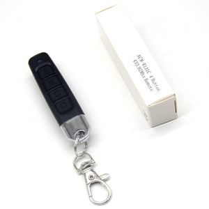 ABCD 4 tasti portachiavi 433Mhz Wireless telecomando modulo RF trasmettitore cancello clonazione elettrica porta Garage ABS carta - Product Image 1