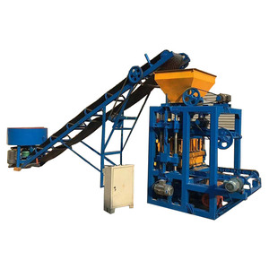 Máquina para fabricar bloques de ladrillo hueco Manual de bajo precio, fabricante de bloques de pavimentación Manual móvil de cemento de hormigón con componente de núcleo de motor - Product Image 1
