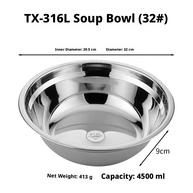 Bol à soupe argent 316-32