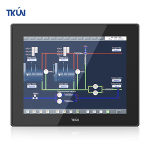 10.4インチVESA/デスクトップオールインワン容量性タッチスクリーン工業用コンピュータN104CC TKUN RS232/RS485/USB/LAN/GPIO使用SSDハード