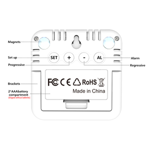 Bán Buôn OEM Kỹ Thuật Số Nhiệt Độ Cao Độ Ẩm Màn Hình Trong Nhà Ngoài Trời Phù Hợp Hộ Gia Đình Nhiệt Kế Cho Nhà Sử Dụng Bé Phòng - Product Image 4