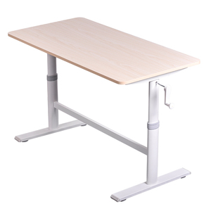 Manivela de mano fija Mesa ergonómica Altura ajustable Escritorio de oficina Manual Sit Stand Escritorio de ordenador de pie para el hogar - Product Image 1