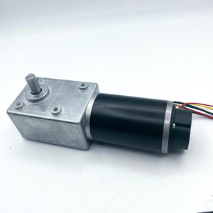 Factory Wholesale 12v 24v 82mm High Torque Low <strong>Rpm</strong> 5882 DC Worm Gear <strong>Motor</strong> Gearbox With Encoder