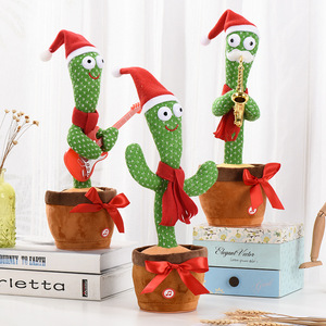 Hot Sell Cactus <strong>Plush</strong> Toys Electronic Shake Dancing Cactus Funny Childhood Toys With the <strong>Song</strong>