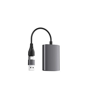 USB 3.0/Type-C至双1080P 60hz高清显示适配器2个不同的屏幕扩展器MST集线器，适用于M1 M2 Mac10.15 Windows10笔记本电脑 - Product Image 1