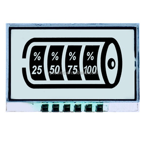 Pantalla LCD de 7 segmentos de 4 dígitos de fábrica, gran pantalla LCD personalizada bicolor de siete segmentos, módulo LCD de 7 segmentos de 2 dígitos personalizado