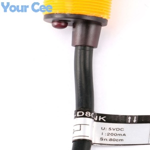 Akıllı araba Robot E18-D80NK kızılötesi engel kaçınma fotoelektrik sensör yakınlık anahtarı 3-80cm algılama aralığı ayarlanabilir - Product Image 5