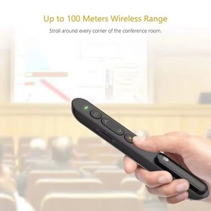 Conpresentatore senza fili pagina Laser rosso tornitura del Volume di controllo PPT presentazione USB 2.4GHz puntatore del Mouse telecomando - Product Image 2