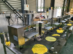 <strong>New</strong> Condition Roast Duck Pie <strong>Crust</strong> Pancake Thousand Layer Cake and Spring Roll Skin <strong>Forming</strong> Machine Equipment - Product Image 4