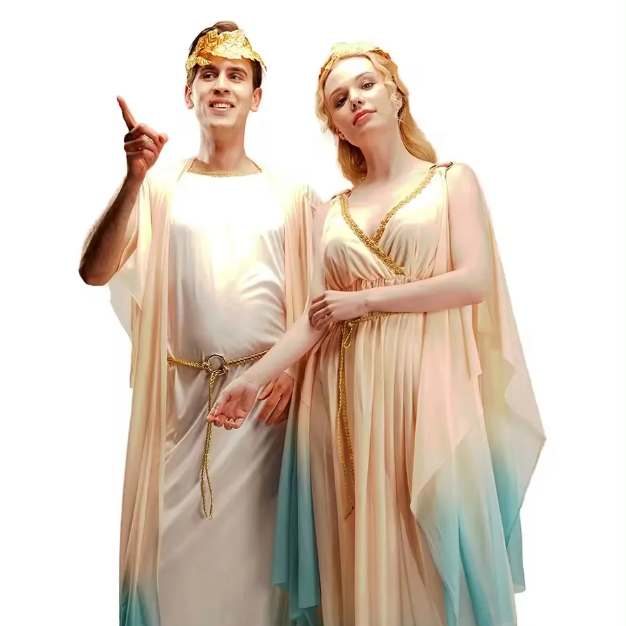 Arabische Prinses Cosplay Middeleeuwse Romeinse Missionaris Kostuum Met Gordelende Halloween Vrouw Oude Grieks