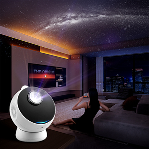 スタープロジェクターナイトライト-宇宙飛行士宇宙プロジェクター、タイマーとリモート付きの星空星雲天井LEDランプ、キッズルームD - Product Image 5