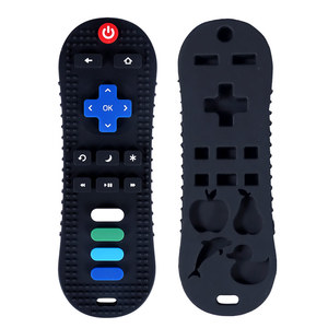 Özel yumuşak silikon bebek dişlikleri uzaktan kumanda şekli bebekler için diş kaşıyıcı oyuncaklar - Product Image 5