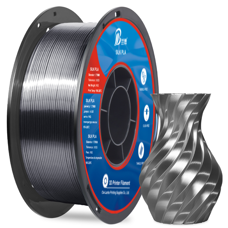 PLA Soie Noir-Gris 1kg