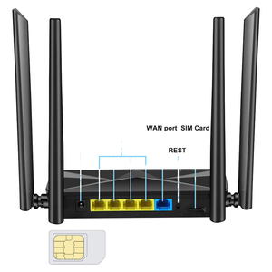 Enrutador de doble banda habilitado para tarjeta SIM, con 4 redes de invitados, para un acceso independiente de invitados y seguridad mejorada, de 1 a 2, 2, 1, 2, 1, 2 - Product Image 1