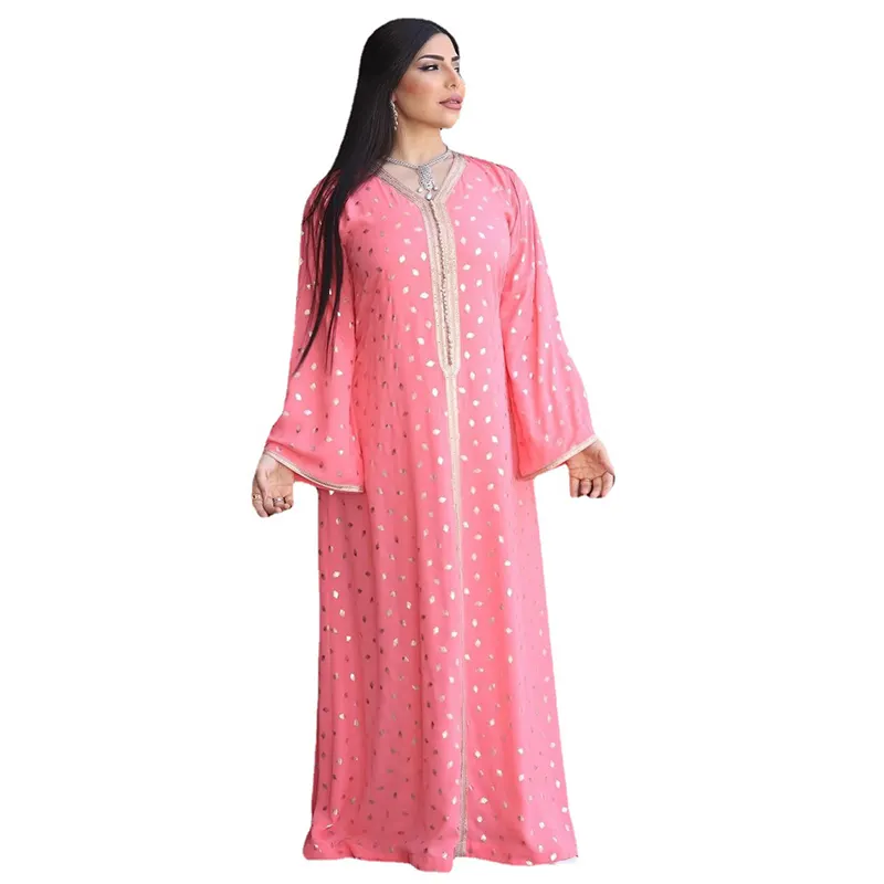 Abaya-vestido árabe islámico de estilo moderno, ropa étnica de Dubái, Jalabiya, caftán árabe
