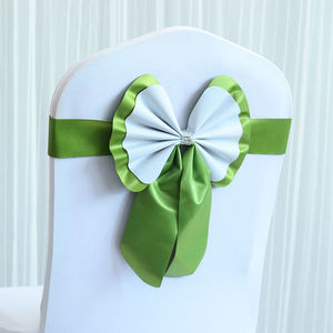 Cheap Cute Kinds of Colors Chair Back Sashes with Beautiful <strong>Bow</strong> for Birthday Party Daily Wedding to <strong>Create</strong> Sweet Warm Satin - Product Image 2