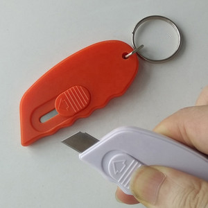 Plastik mektup açacağı anahtarlık mektup kesici anahtarlık ile - Product Image 3